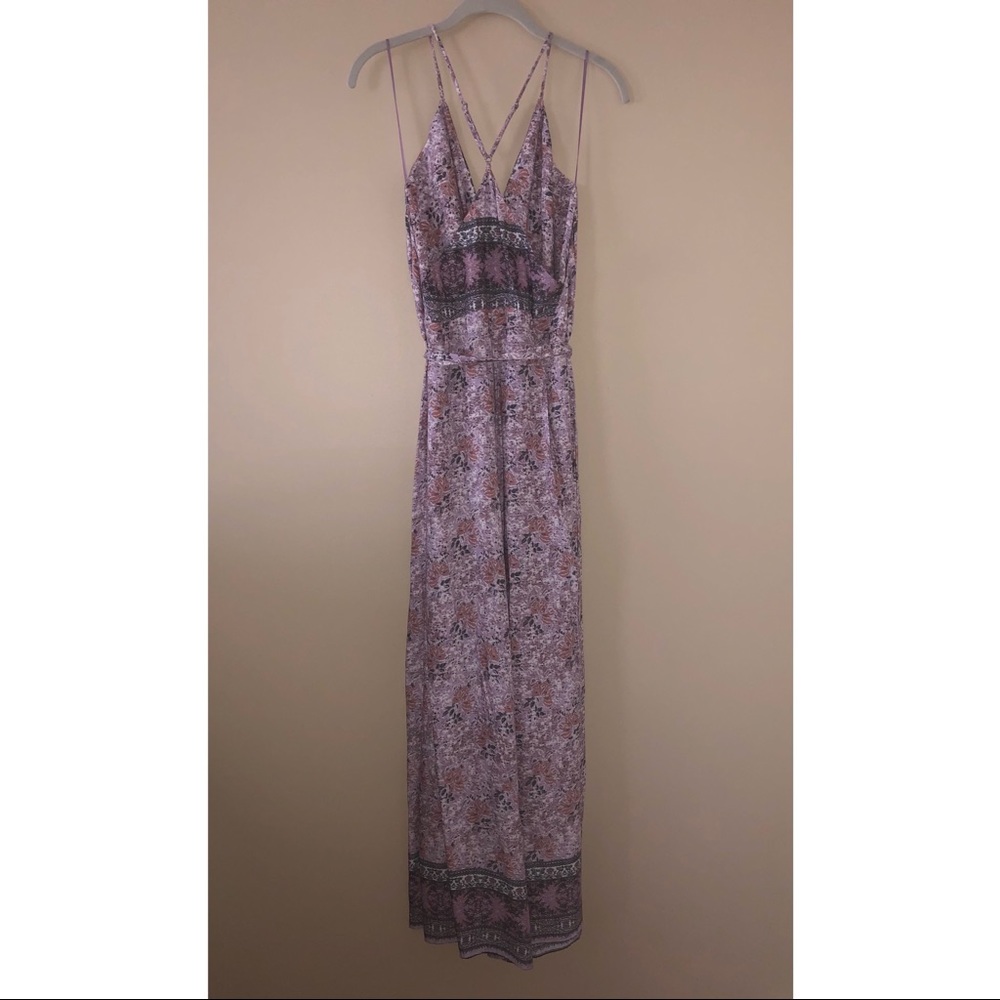 Patterned Flowy Jumpsuit - Picture 6 of 15